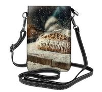Small Cell Phone Purse Crossbody for Women Compact Fashionable and Durable with Exquisite Serious Baker Print