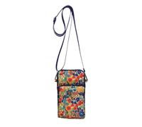 Small Cell Phone Purse - Printed Fashionable Bag | Multi-Pocket | Oxford Cloth Polyester Material, Lightweight 110g Build, 17x9x6cm Compact Size, Adjustable Strap, For Commuting Beach Travel