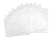 Small Cellophane Bags, 200 pieces - Self-adhesive biscuit bags, 10x10+3 cm, made from OPP; transparent gift bags with matt white dots; packaging for biscuits, chocolates and sweets