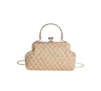 Small Chain Hand Woven Handbag Elegant Exquisite Purse For Women Versatile Bag Travel Street Photos & Casual Fashion Small Crossbody Bags Colorful Woven Top Handle Bag Stylish Handbag With Spacious