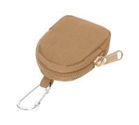 Small Change Wallet Men Coin Purses Pouches Bag with Buckle Outdoor Waist Bag Earphone Pouches for Camping Hiking