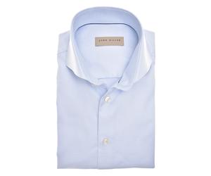 Small Check Shirt - male - John Miller - Formal Shirts - Blue - 5XL - Shirts 5XL