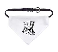 Small 'Cheetah Portrait' Dog/Cat/Pet Bandana (PD00065675)