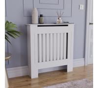 (Small) Chelsea Radiator Heater Cover Slatted White