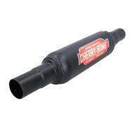Small Cherry Bomb Black Performance Exhaust Mid Centre Tail Pipe 3" Body Inline