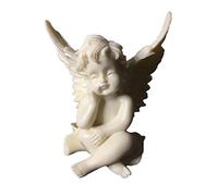 Small Cherubs Angels Figurine - Guardian Angel Statue, Garden Angels Sculpture, Cute Angel Collection, Wings Angel Memorial Decor