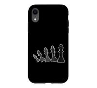 Small Chess Pieces in Motion Case for iPhone XR
