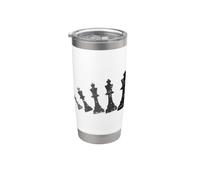 Small Chess Pieces in Motion Stainless Steel Insulated Tumbler