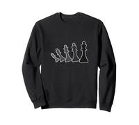 Small Chess Pieces in Motion Sweatshirt