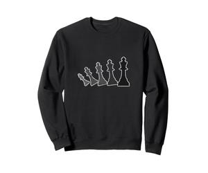 Small Chess Pieces in Motion Sweatshirt