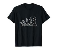 Small Chess Pieces in Motion T-Shirt