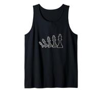 Small Chess Pieces in Motion Tank Top