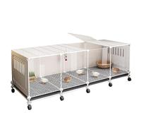 Small Chicken Coops for 2-4 Chickens Outdoor and Indoor Use, Chicken House Decor with Skylight, Poultry Cage Easy to Clean and Assemble(Large)