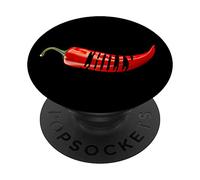 Small chilli pepper, hot mini chilli, red pepperoni PopSockets Swappable PopGrip