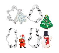 Small Christmas Cookie Cutter, Christmas Cookie Mold Cutter, Fondant Moulds Pastry Tool for Pie Cake Muffin Bread Frosting Decoration Sandwich Baking Enthusiasts