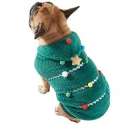 Small Christmas Dog Hoodie - Tree - Wrap Up Your Pup in Festive Cheer - Not Only Keeps Your Dog Warm, but Also Ensures They Look Irresistibly Adorable