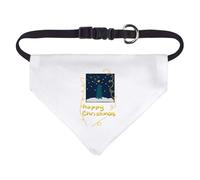 Small 'Christmas Snow Scene' Dog/Cat/Pet Bandana (PD00060575)
