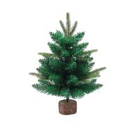 Small Christmas Tree, 45cm Mini Artificial Christmas Tree,Realistic Miniature Tabletop Spruce, Mini Pine Xmas Tree for Indoor Desktop & Tabletop Holiday Decorations (A)