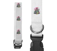 Small 'Christmas Tree Merry And Bright ' Dog Collar (PR00060599)