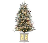 Small Christmas Tree with 78 Multi-Color Led Lights, 3 Ft Pre-Lit Artificial Christmas Decoration for Home Office Decoration