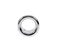 Small Chromed Rosette Rose Collar for Bathroom Sink Basin Overflow 20mm Diameter