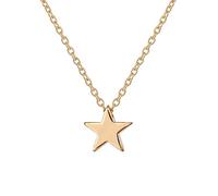 Small Circle Pendant Necklace Star Necklace Pendant for Women Pendant Women's Necklaces Birthday Gift for Mom Women Wife Necklace Initial Letter (Gold, One Size)
