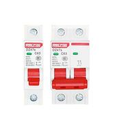 Small Circuit Breaker 2P air Switch Household Overload Protector Electric Knife Switch 63A air Switch(1,3A)