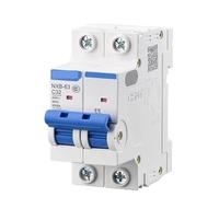 Small circuit breaker total open switch NXB air switch DZ4732a2p household open 63a100a125(2P/10A)