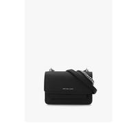 Small Claire Black Pebbled Leather Convertible Shoulder Bag - Black Leather / One Size