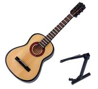 Small Classical Guitar Replicas Wood Art Ornament Model Wood Texture Suitable For Displaying On Shelves Desks Acoustic Decor For Musicians