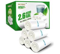 Small Clear Trash Bags FORID 2.6 Gallon Garbage Bags Wastebasket Bin Liners 330 Count Plastic Trash Bags for Bathroom Bedroom Office Garbage Can 10 Liters