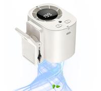 Small Clip On Fan Quiet Handheld LED Display Rechargeable Personal | Rechargeable Mini Fan Provides Quiet Personal Cooling With A Convenient LED Display | Handheld Portable Design