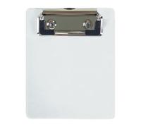 Small Clipboard 12x9.8cm Writing Board Document Clipboard Retractable Hanging Hook for Cafe Portable Writing Board for Office School Classroom