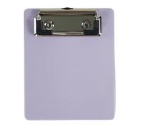 Small Clipboard 12x9.8cm Writing Board Document Clipboard with Retactable Hanging Hook for Office School Classroom Cafe Meeting Notes Board