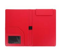 Small Clipboard A5 Pu Folder with Magnetic Clip, Red, Back to School Party