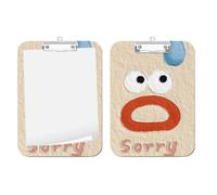 Small Clipboards 6x8in A6 Funny Cartoon Large Mouth Lightweight Notepad