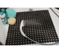 Small Cloud Sign Dark Walnut Shower Mat 54x54cm Universal Use