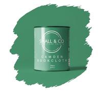 Small & Co Furniture Paint - Camden Bookcloth (Rich Teal Arsenic Green) Quick Drying Matte Acrylic - Durable Water-Based Cabinet & Wood Paint - Interior & Exterior - 750ml