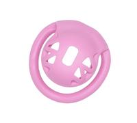 Small Cock Cage Sex Toys Male Chastity Cage with 4 Size Curved Ring Lightweight Penis Cage Made of Resin Breathable Chastity Device for Long Term Bondage of A Man's Penis Pink One Size