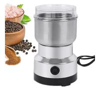 Small Coffee Bean Grain Mill, Mini Electric Spice Coffee Grinder with 4 Blades, 304 Stain Steel Material and 50g To 150g Capacity, Fast and Fine Grinding, for Grinding Spices, Seasonings