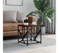 vidaXL Coffee Table Smoked Oak 45x45x47.5 cm Engineered Wood