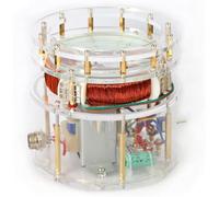 Small Coil Rotating Magnetic Field Egg of Columbus AC Motor Coil Motor Mini Coil Rotating Magnetic Field Model, Experimental Teaching Aids Creative Gifts