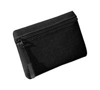 Small Coin Bag - Oxford Cloth Envelope, Compact Wallet Pouch | Lightweight Zipper Pocket with Secure Closure, Mini Travel Organizer for Ear Cards Keys E, Black, Fare riferimento alla descrizione