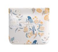 Small Coin Purse, Elegant Squeeze to Open Wallet Watercolor Painting Design Cute Compact Coin Bag for Keys Cards Cash Paper Money Female Teen Travel Trendy Organizer Accessory