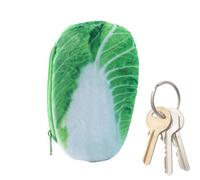 Small Coin Purse for Women Plush Vegetable Toy Creative Mini Change Wallet