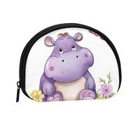Small Coin Purse Personalized Women Wallet Coin Pouch Butterfly And Hippo Outdoor Shopping Coins Wallet Change Storage Bag For Women Gifts