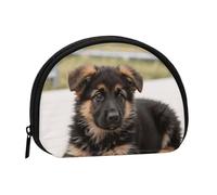 Small Coin Purse Personalized Women Wallet Coin Pouch Outdoor Shopping Coins Wallet German Shepherd Puppies Change Storage Bag For Women Gifts