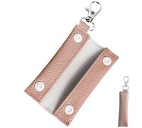 Small Coin Purse - PU Leather Change Pouch, Waterproof Keychain Bag | Compact Travel Wallet for, Keys, Headphones | Storage Pouch for Women, Girls, Kids, Office, Shopping, Khaki, Refer to description