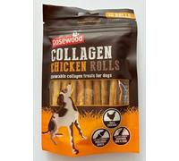 Small Collagen Chicken Rolls Dog Treats, 10 x Stick Treats (Single 70g Packet).