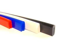 Small Coloured Silicone Rubber U Channel Edge Seal for 0.5mm to 1.5mm Panel (Blue)